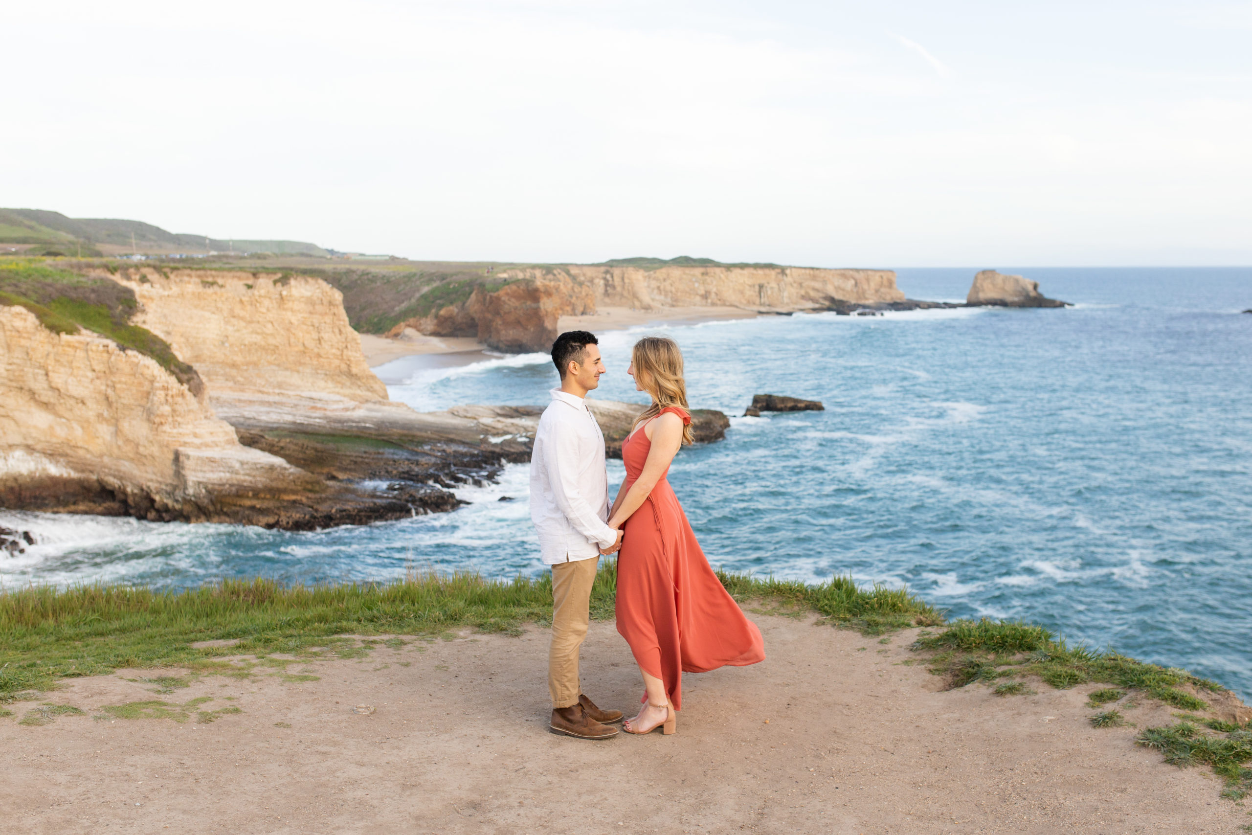 Northern California Highway 1 Coastal Engagement Photoshoot in Davenport | Shannon Alyse Photography