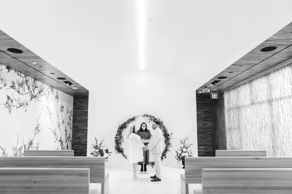 Deanna and Fabian's Modern Courthouse Wedding at Santa Clara County New Chapel
